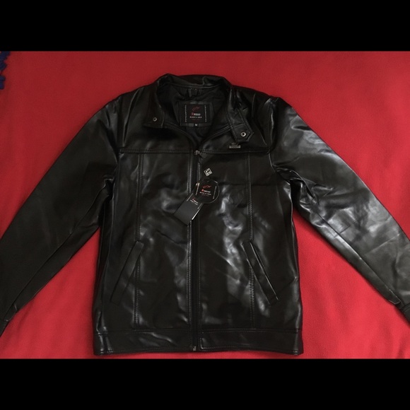 R Rosso Black Gold Italian Leather 